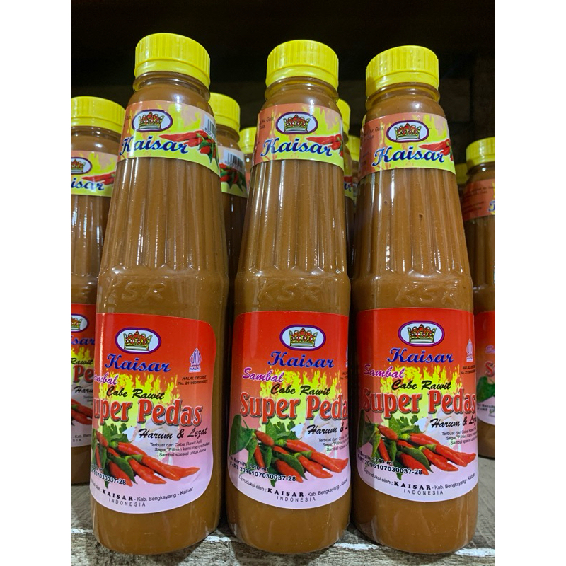 

Cabe kaisar super pedas 340ml