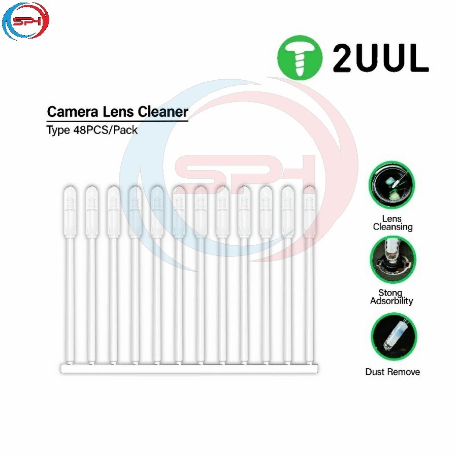 2UUL CL21 GEL PEMBERSIH Camera Lens Cleaner Synthetic Resin Gel Stick Type 48PCS/Pack