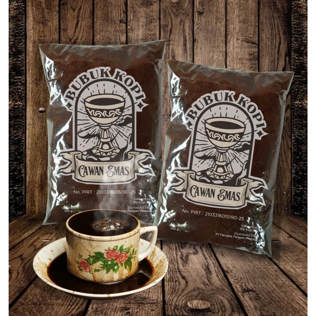

Kopi Klotok Cawan Emas 500gr