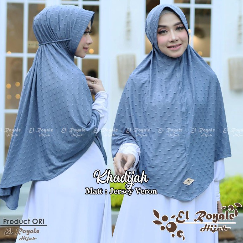 22 Harga Termurah HIJAB INSTAN KHIMAR SYARI KHADIJAH XL ORI EL ROYALE