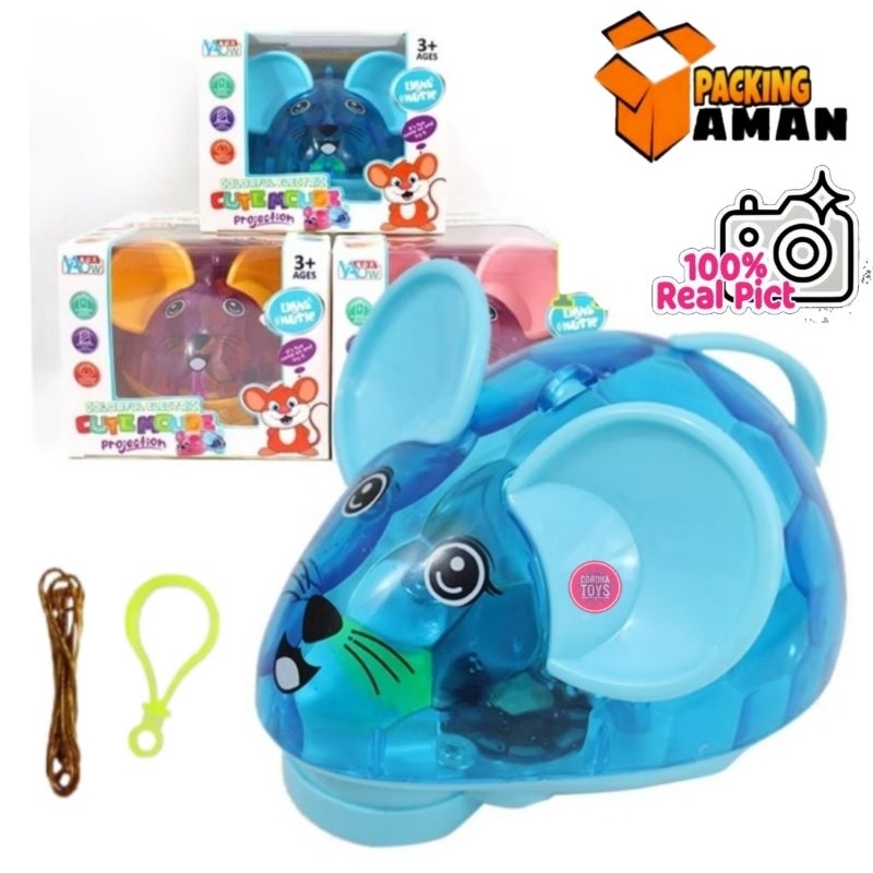 Cod Promo Bo33 Mainan Murah Anak Tikus Lampu Led Dan Musik