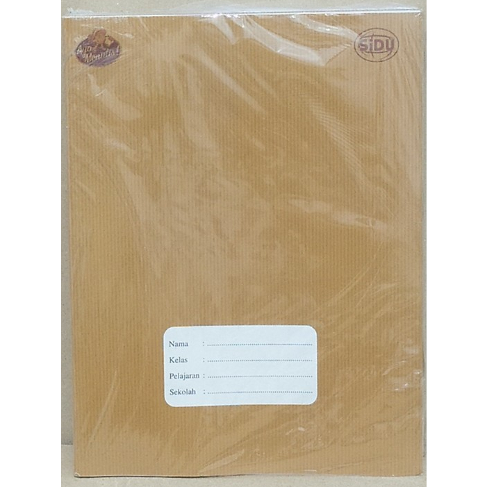 

BUKU TULIS SIDU SAMPUL COKLAT ISI 60 LBR