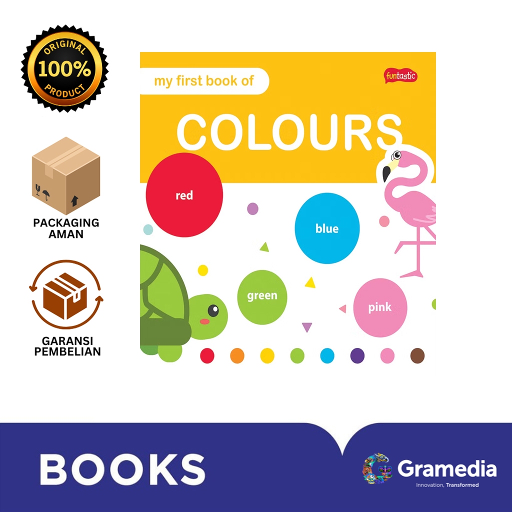 Gramedia Bali - FUNTASTIC: MY FIRST BOOK OF COLOURS