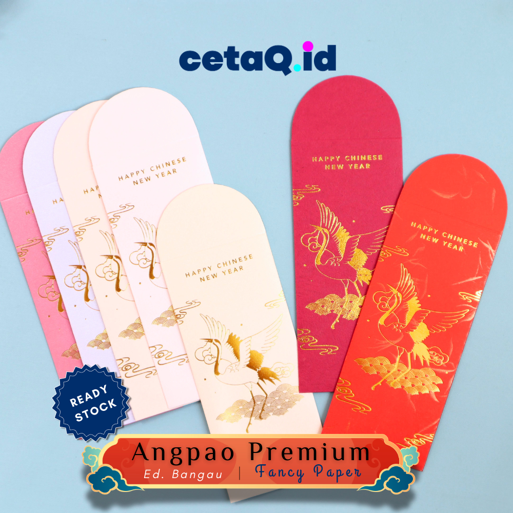 

Cetaq.id Angpao Imlek Premium Panjang BANGAU | Amplop Sincia Hongbao READY STOCK