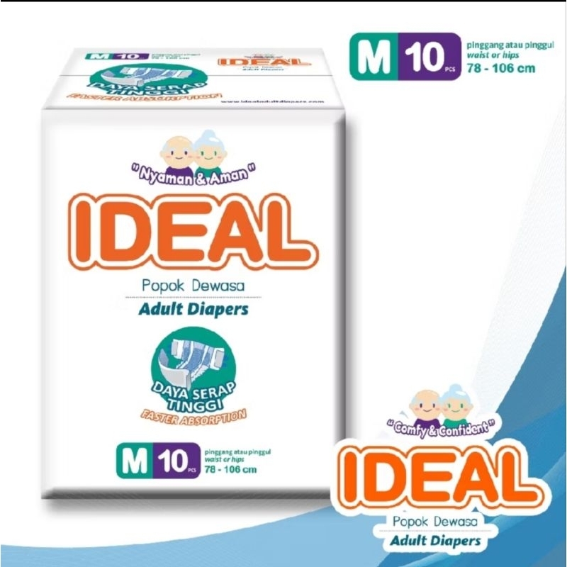 IDEAL popok dewasa perekat M10