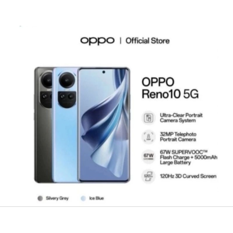 HP OPPO RENO 10 5G RAM 8/256GB (GARANSI RESMI OPPO INDONESIA)