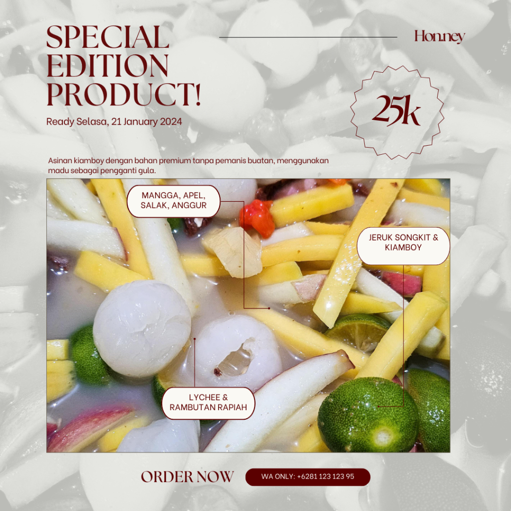 

Asinan Buah Kiamboy | Manisan Buah Kiamboy