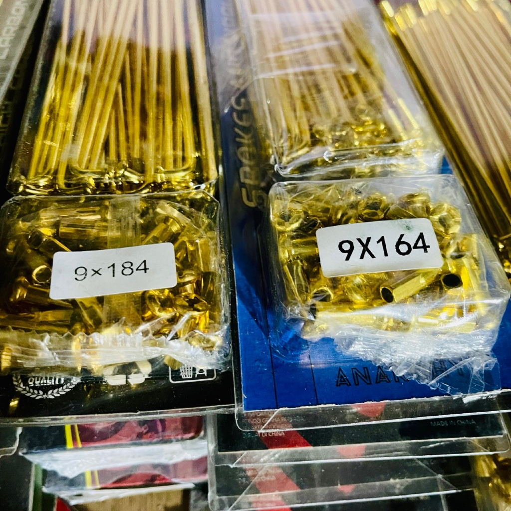 Jari Jari Motor RX KING warna  GOLD untuk motor RX KING 184-164(velg ring 18) dan 164-154 (velg ring