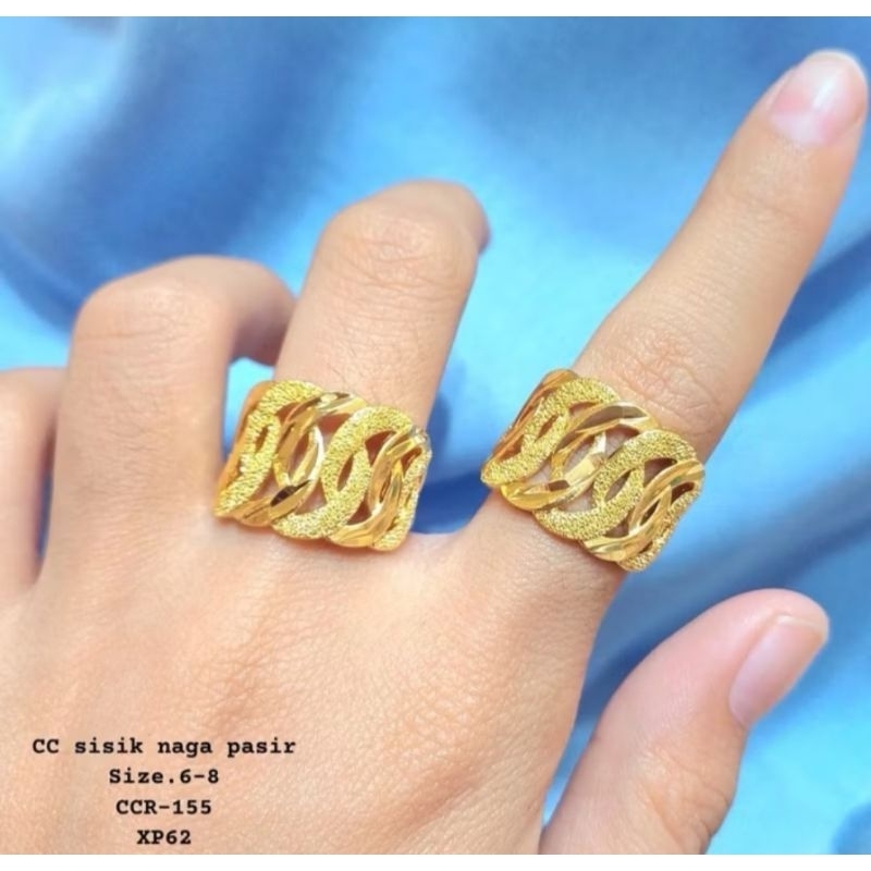 Cincin Xp Cincin pasir Kuning doff