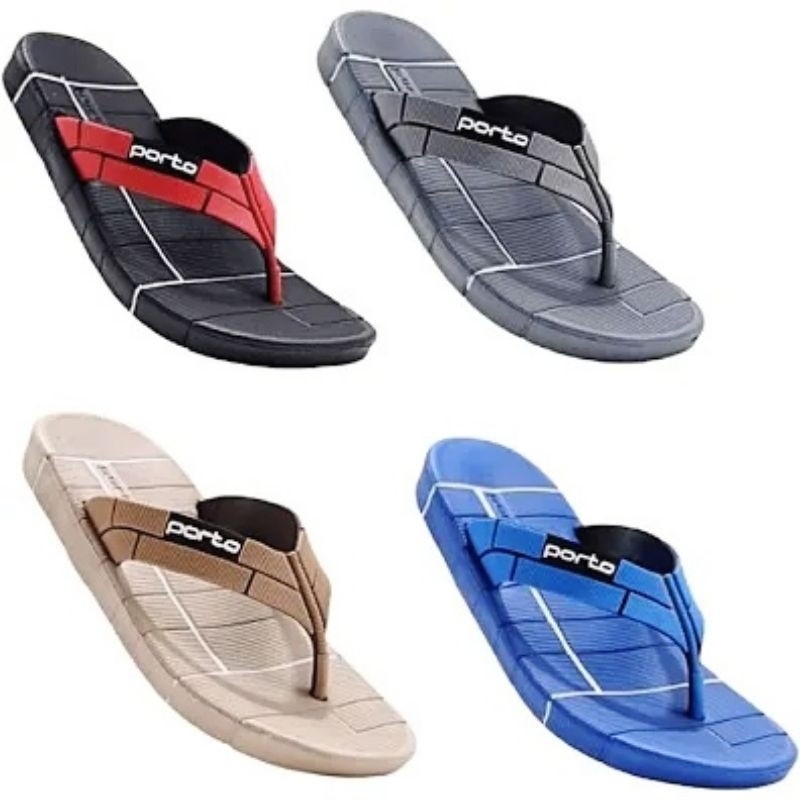 PGS Sendal Porto 1034M 1034L / Sandal Jepit Pria Remaja Dewasa Karet Ringan