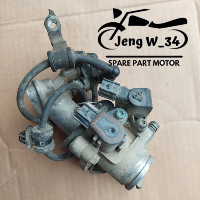 THROTTLE BODY TB TROTLE BODY SENSOR TPS INJEKTOR BEAT FI SCOOPY FI SPACY FI STATER KASAR CEKREK ORIG