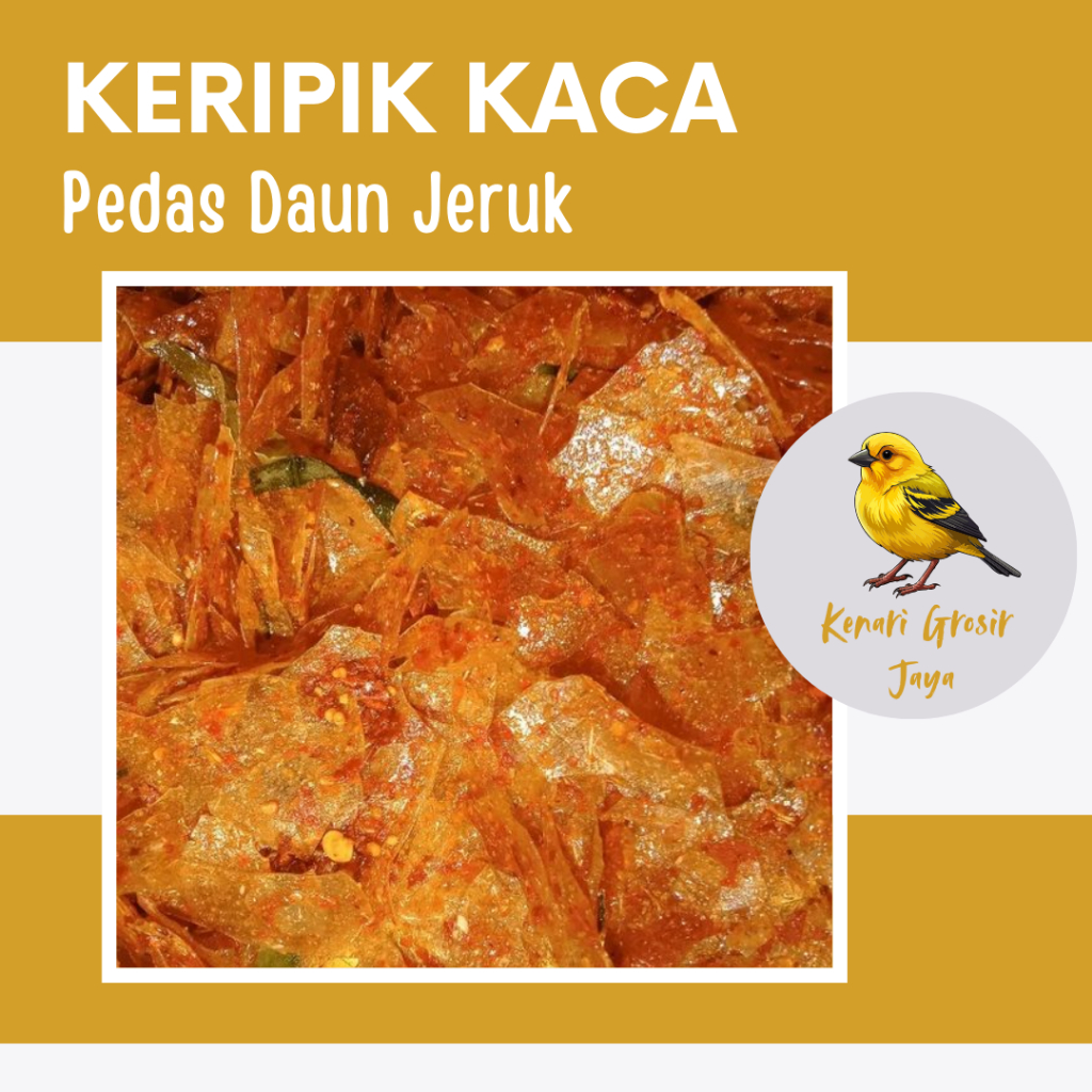 

Keripik Kaca Pedas Daun Jeruk 500 Gram | Camilan Enak Murah