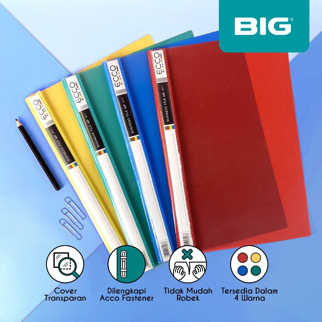 

1 Pcs BIG Map Bisnis File F4 Folio Ecco / Map Ako / Business File MF-8117