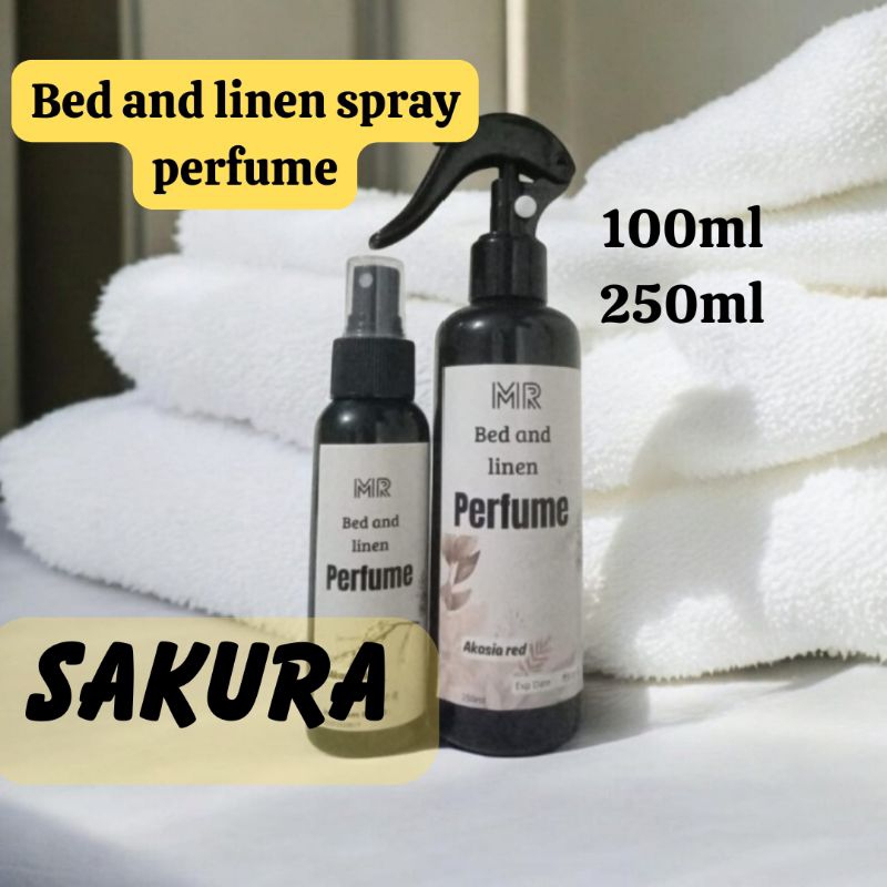 DISINFEKTAN KASUR AROMA SAKURA SPRAY ANTI BACTERIAL FORMULA ESSENTIAL OIL