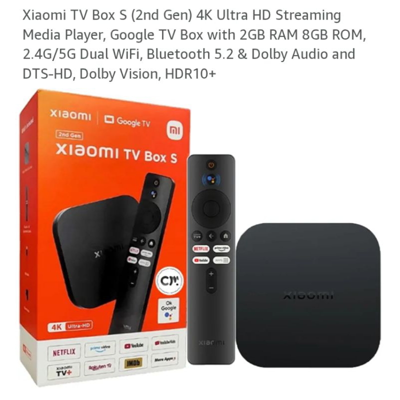 Xiaomi mi Box S Gen 2 android TV