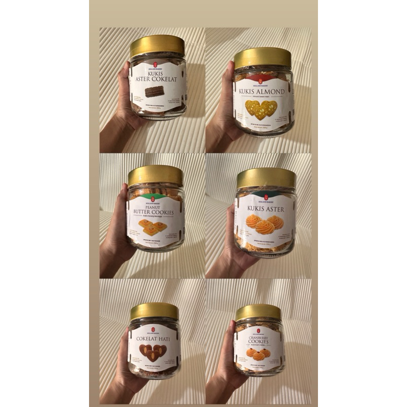 

cookies holand bakery kemasan jar bundar kaca