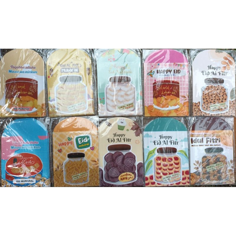 

[TERLARIS!!] AMPLOP LEBARAN 2025 MURAH | Amplop KUE LEBARAN series | Size Medium | isi 10 Amplop