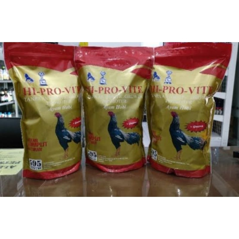 Hi pro vite 595K pur ayam pakan ayam jago bangkok komplit
