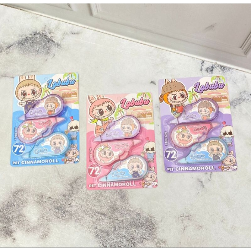 

Correction Tape Labubu 1 Set Isi 3 Pcs Tipe-X Labubu Isi 3 Pcs Tipe-X Labubu Viral Kekinian Termurah