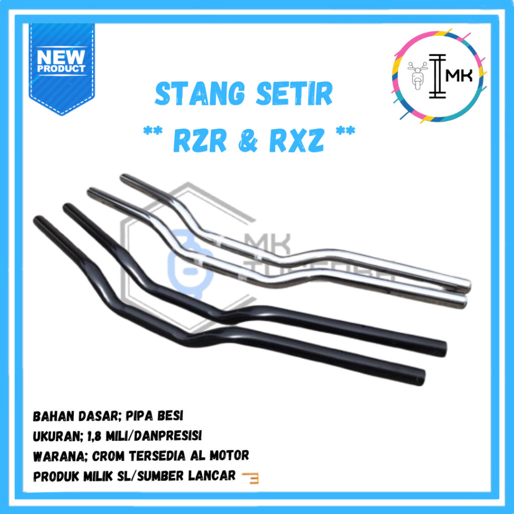 Stang Setang Stir Setir Motor RZR RXZ Roadrace Balap Herex Universal pnp Sonic Satria Vixion New Cb1