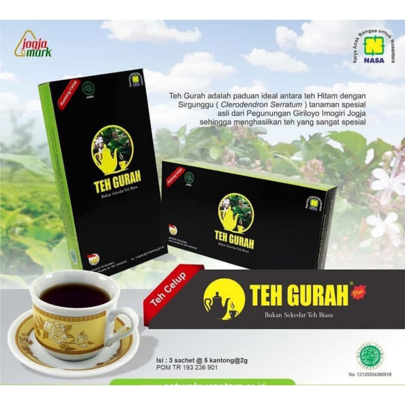 

Teh Gurah Herbal NASA Membersihkan Lendir Batuk