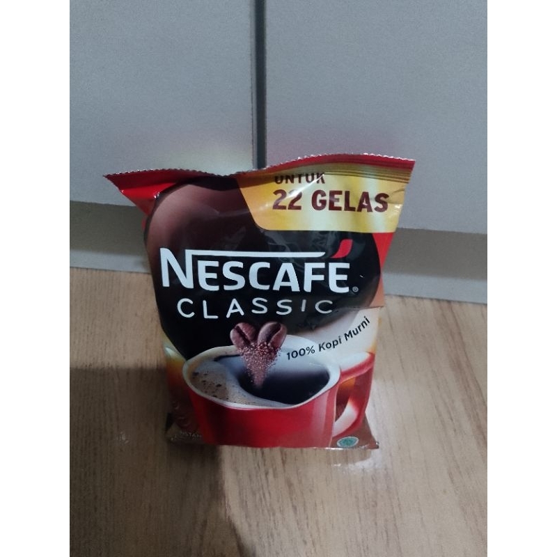 

Nescafe Classic 45gr Untuk 22 Gelas