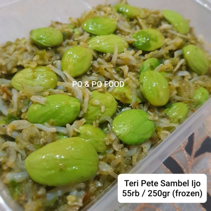 

Teri Pete Sambal Hijau (frozen) 250gr | teri medan sambel cabe ijo pedas homemade lauk beku praktis sayur masakan rumahan