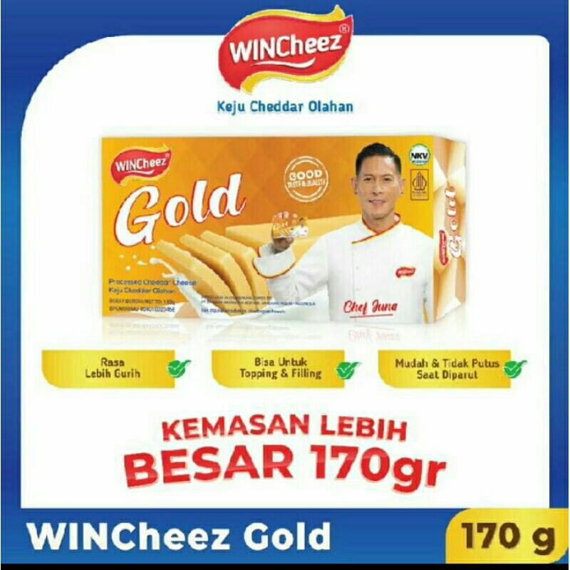 

Keju WINCHEEZ 170gr Cheddar Olahan exp 12/2025