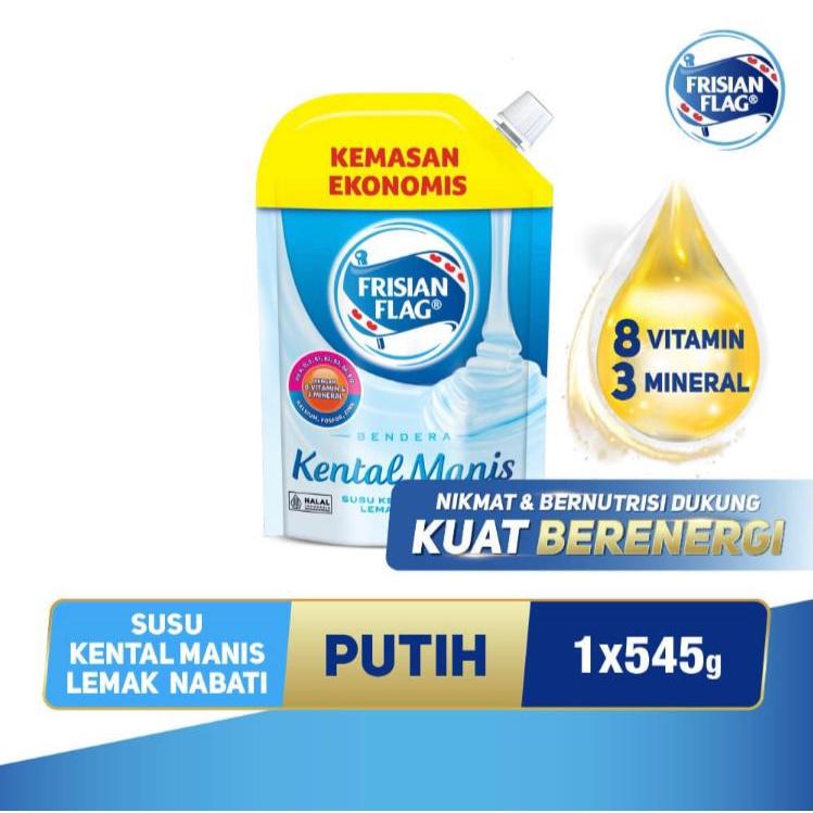 

Frisian Flag Kemasan Ekonomis Susu Kental Manis Lemak Nabati Putih 1x545g