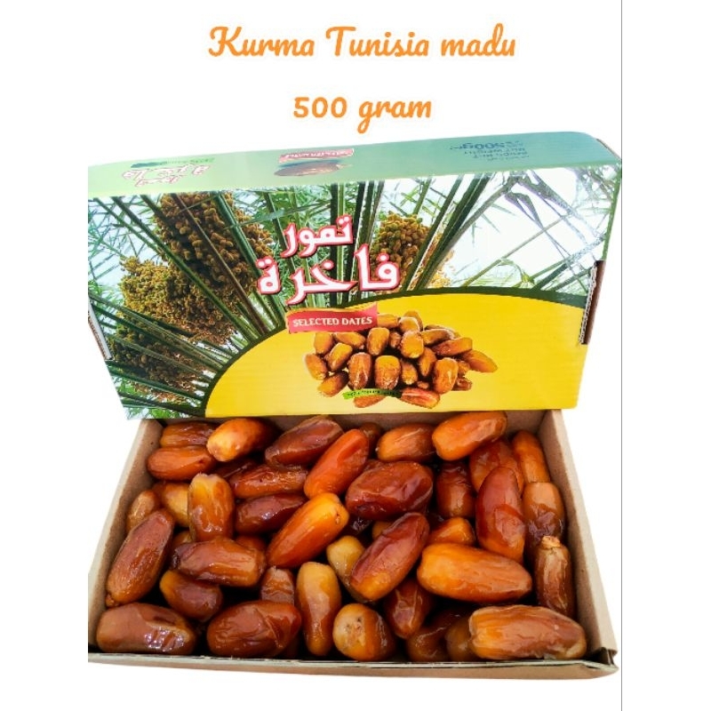 

Kurma Tunisia Madu 500 Gram / Tunisia Madu 1Kg / Tunisia Madu Premium / Tunisia Madu Grade A