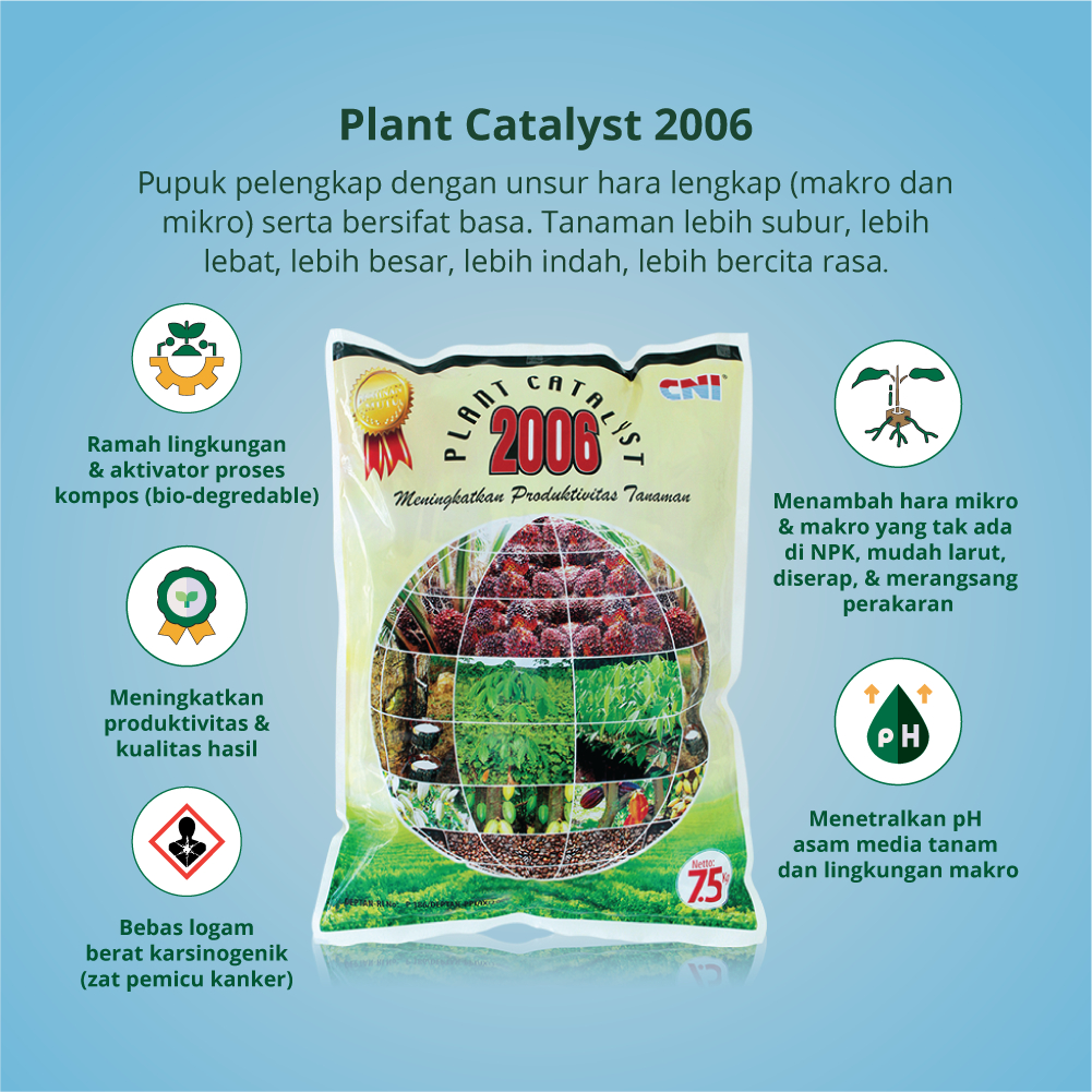 CNI Plant Catalyst 2006 Pupuk Segala Tanaman 7,5kg
