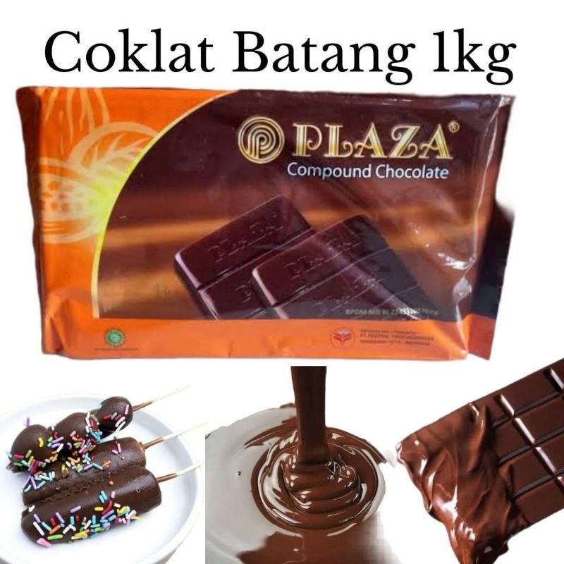 

PLAZA COMPOUND DARK COKLAT BATANG 1 KG COKLAT BLOK