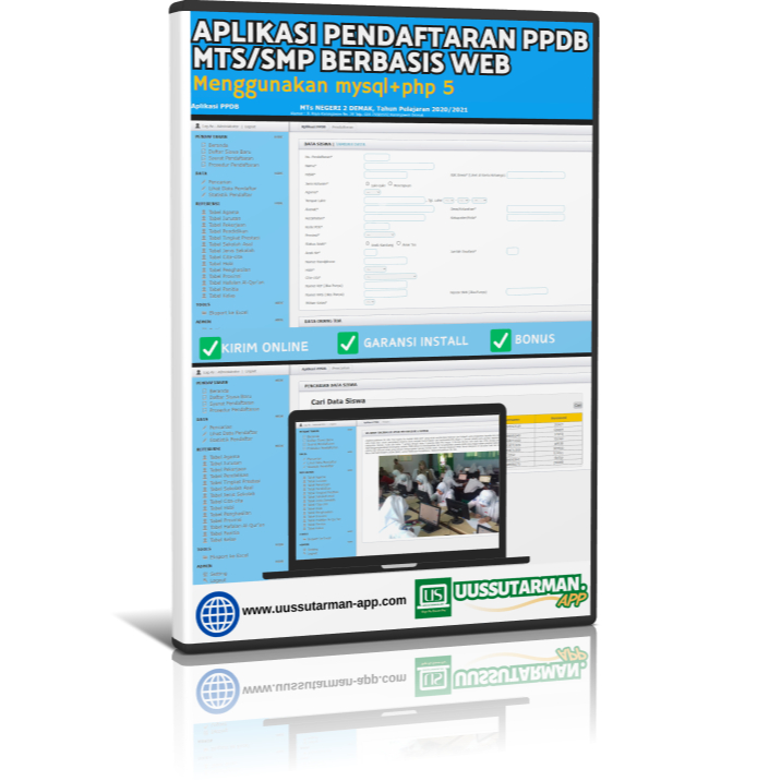 Aplikasi Pendaftaran PPDB MTS/SMP Berbasis PHP 5