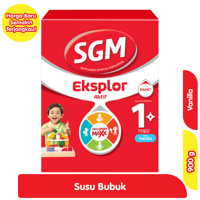 

SGM Eksplor 1+ IronC Susu Bubuk Pertumbuhan Anak Vanila 900 g