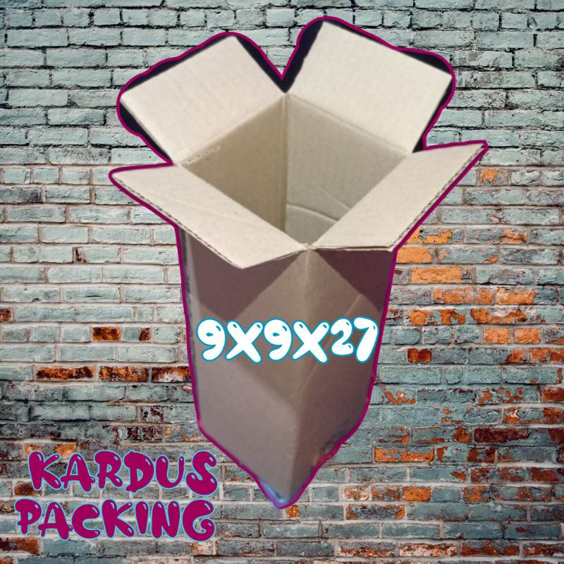 

kardus packing UK 9x9x27 kardus kecil kardus besar