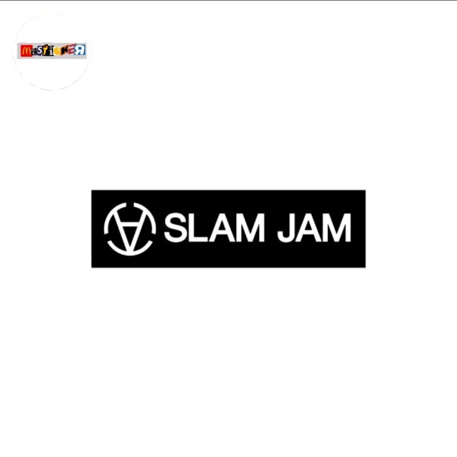 

sticker SLAM JAM logo stiker