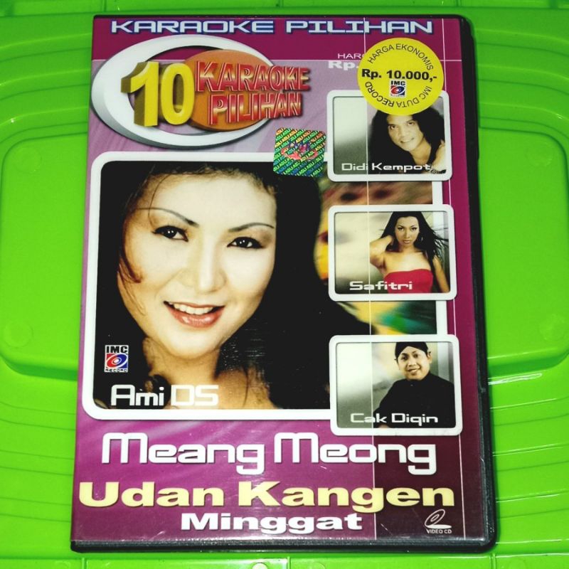 VCD 10 KARAOKE PILIHAN Ami DS Didi Kempot Safitri Cak Diqin Topo Gondrong Meang Meong Udan Kangen Mi