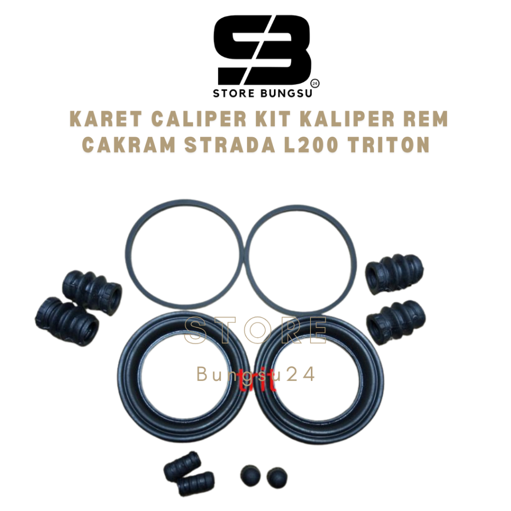 SPAREPART MOBIL KARET CALIPER KIT KALIPER REM CAKRAM STRADA L200 TRITON - Aftermarket