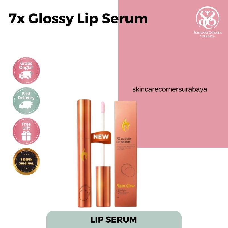 Ratu Glow Lip Serum Ratu Glow Serum DNA Salmon Perawatan Pelembut Dan Pencerah Wajah Wanita By Skinc