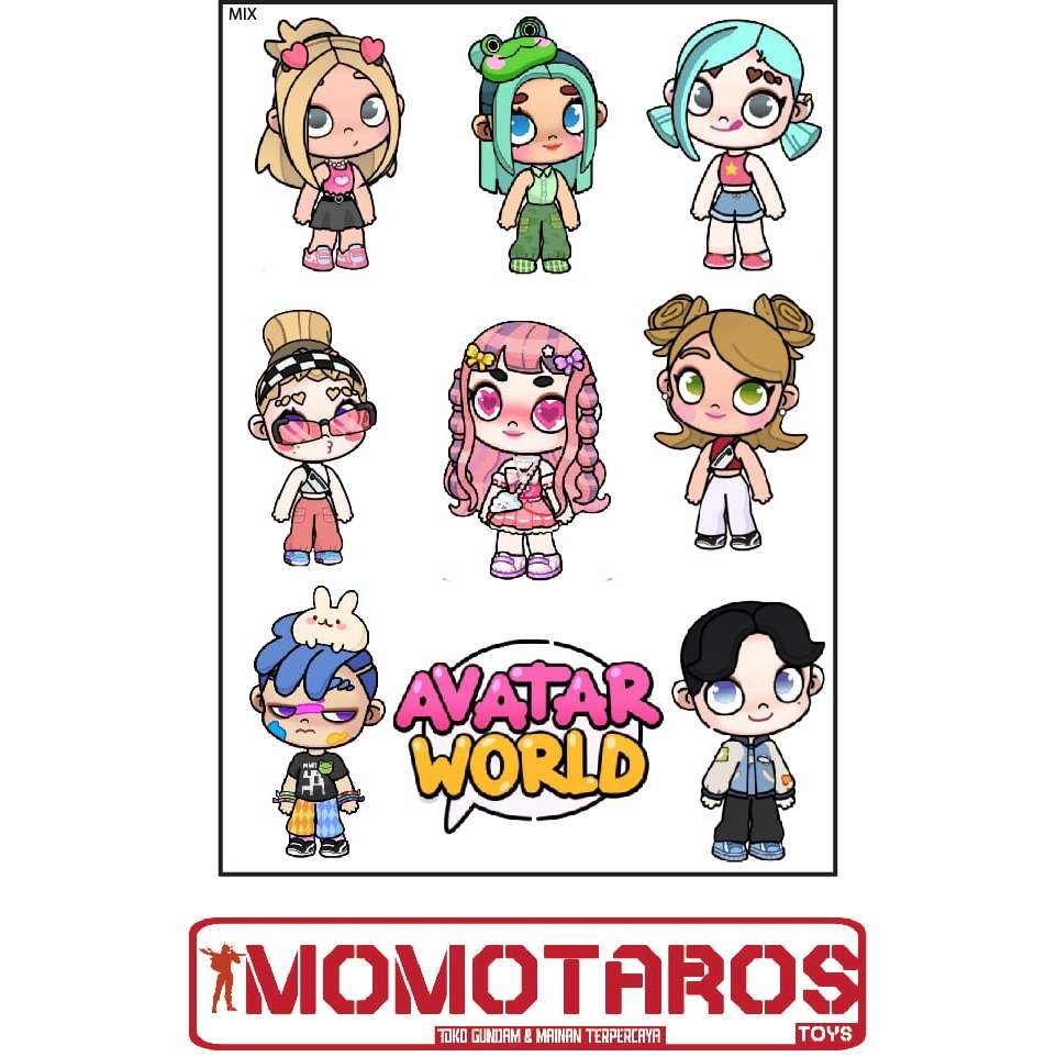 

Sticker Avatar World 1 pc