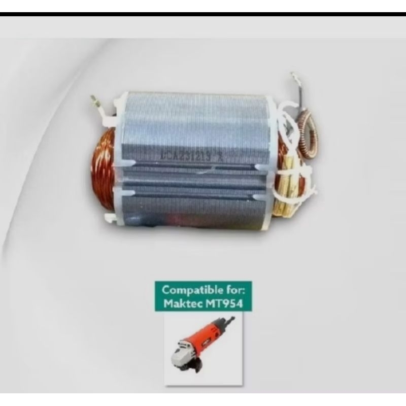 Stator MT954 GO SPULL Stator Gerinda Maktec MT954 Rumah Bantalan Angker  Armature stator Gerinda Tan