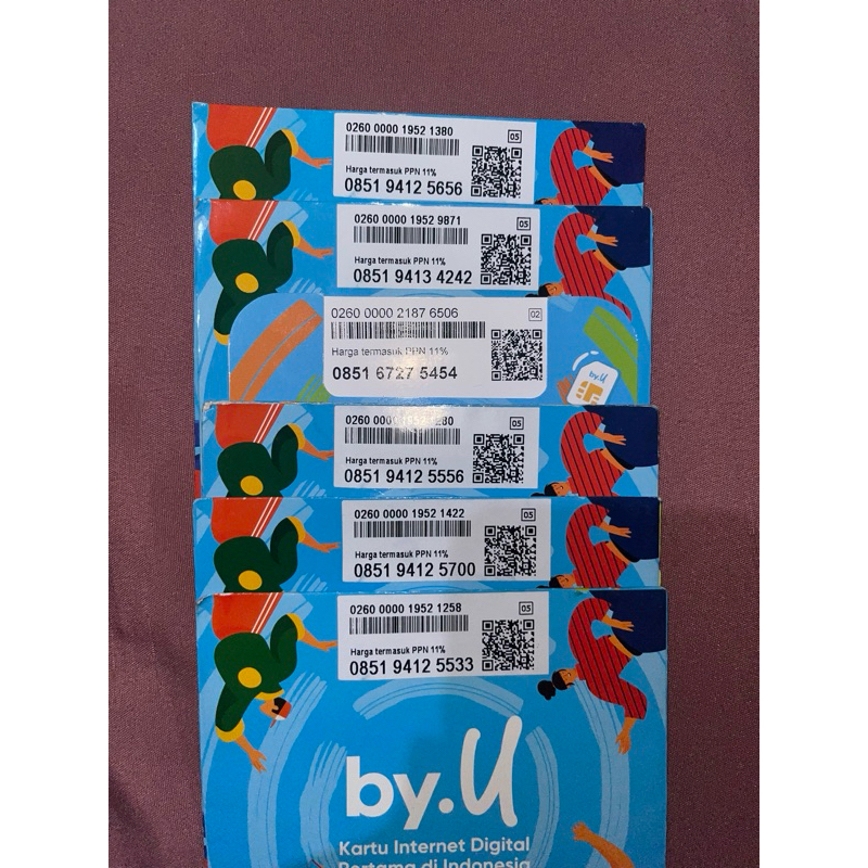 nomor cantik byu aktif seumur hidup