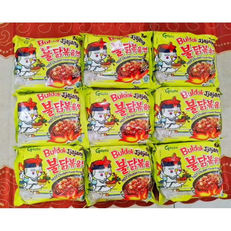 

Samyang Buldak Jijajang Hot Chicken Flavor Ramen MI RAMEN KOREA KOREAN NOODLE SAMYANG NOODLE