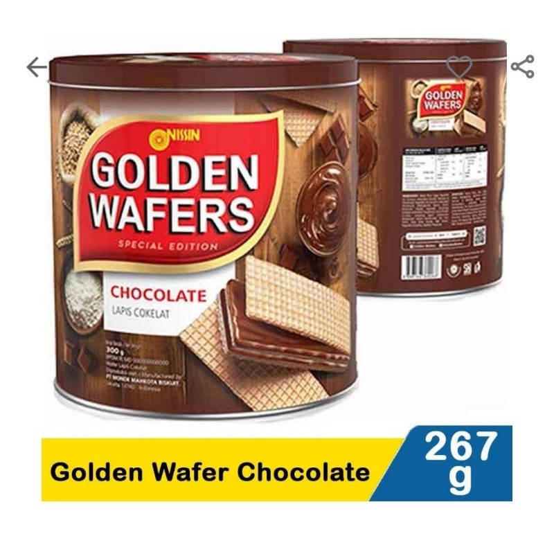 

Nissin Golden Wafer Chocolate 267 gr