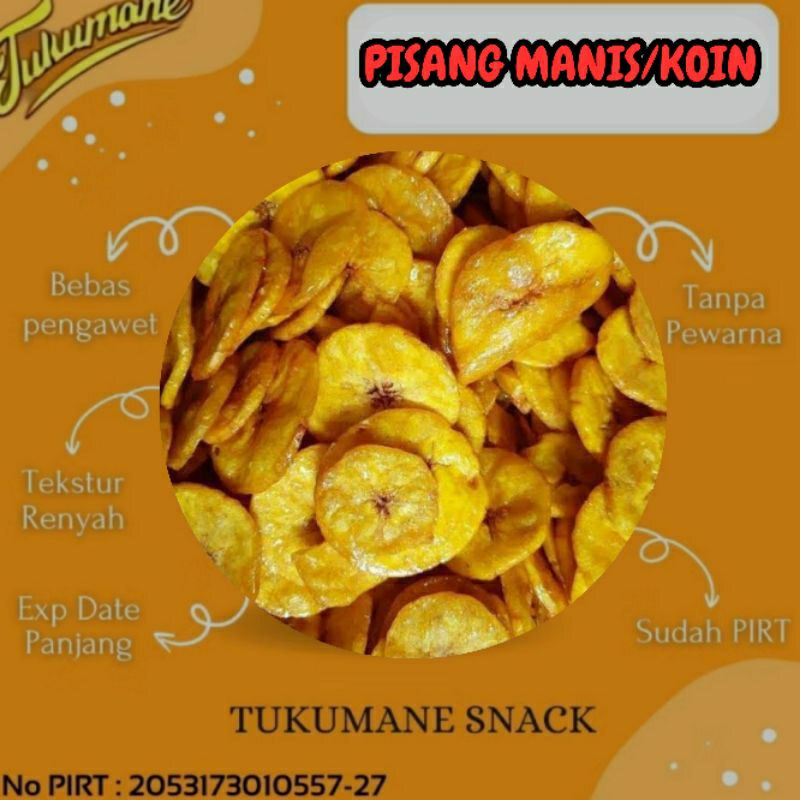 

pisang manis/koin, asin, sale lidah, sale kering dan sale lidah