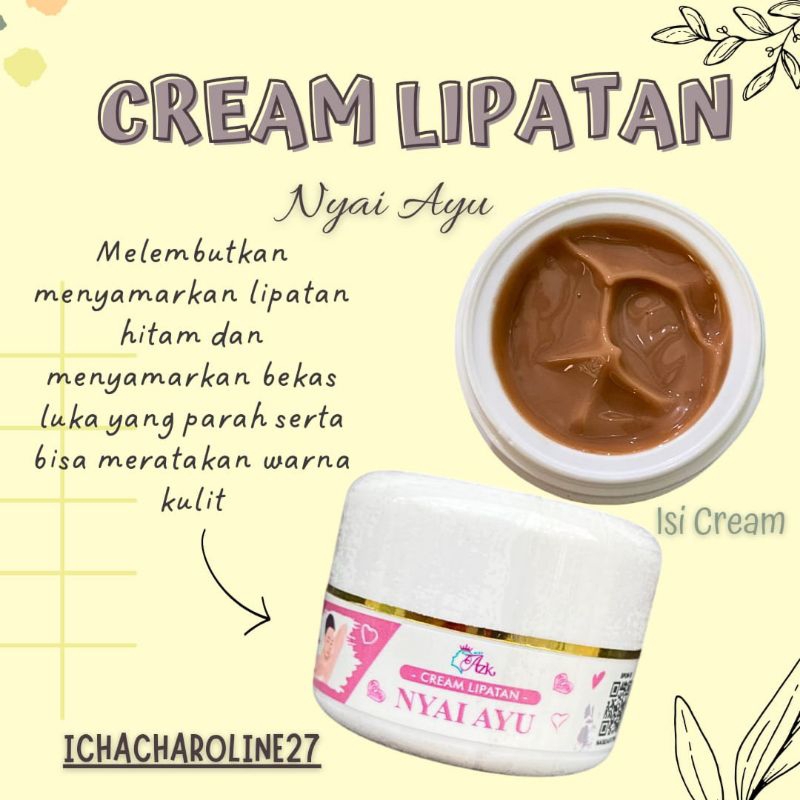 CREAM LIPATAN KETIAK SELANGKANGAN / CREAM LIPATAN / CREAM UNDERARM