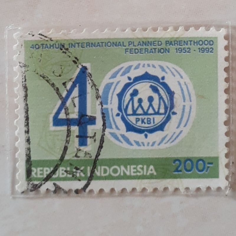 

Perangko Indonesia 40th Federasi Keluarga Berencana Internasional Tahun 1992