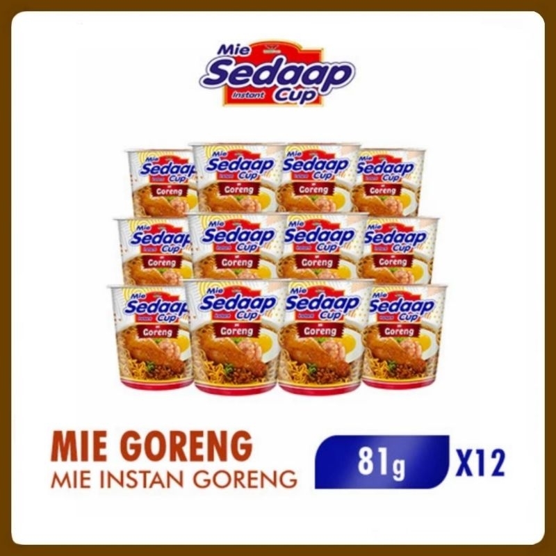 

Mie Sedaap Cup Coreeng MIE GORENG 81g x12