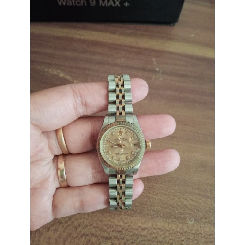 rolex jam tangan wanita original/jam lawas preloved