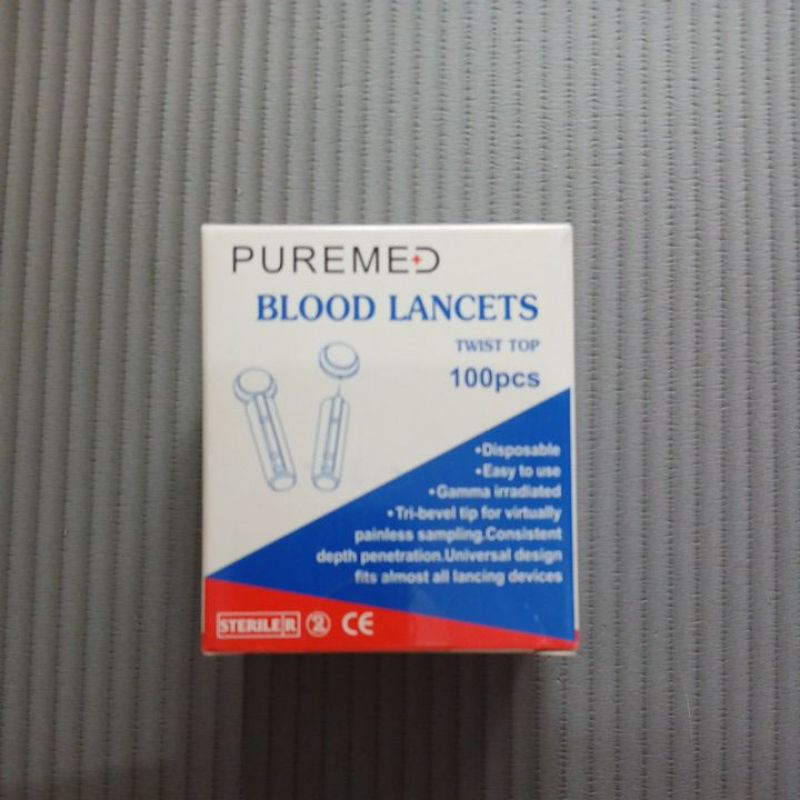 Blood Lancets  21G Blue